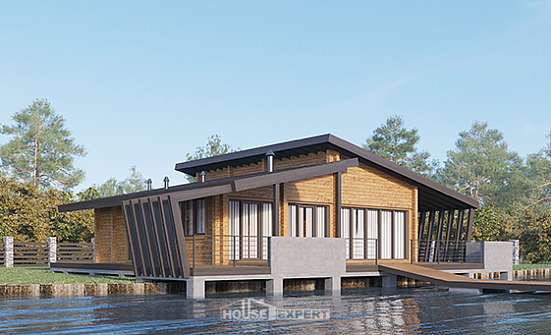 100-007-П Проект бани из дерева Усинск | Проекты домов от House Expert