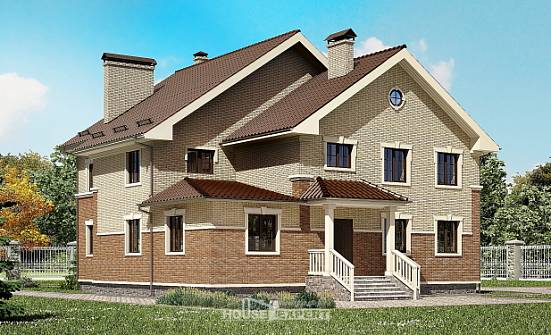 300-004-Л Проект двухэтажного дома, современный домик из теплоблока Сосногорск | Проекты домов от House Expert