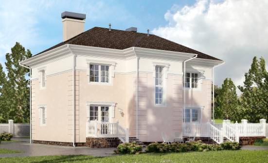 155-005-Л Проект двухэтажного дома, современный домик из керамзитобетонных блоков Сыктывкар | Проекты домов от House Expert