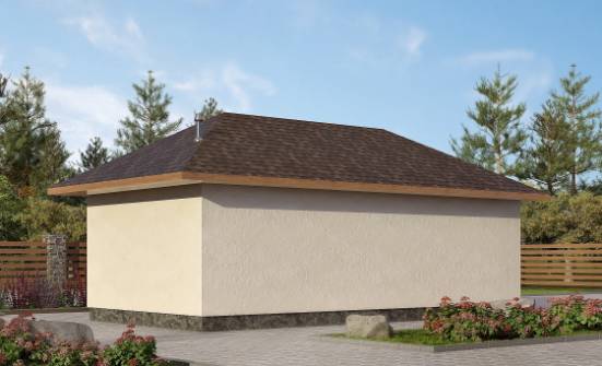 040-001-П Проект гаража из пеноблока Сыктывкар | Проекты одноэтажных домов от House Expert