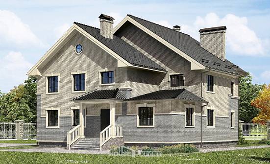 300-004-П Проект двухэтажного дома, уютный коттедж из пеноблока Сыктывкар | Проекты домов от House Expert