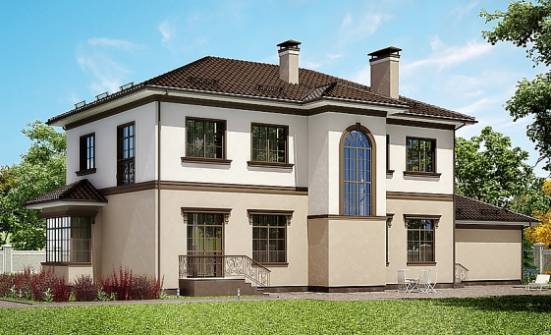 290-004-Л Проект двухэтажного дома, гараж, огромный загородный дом из кирпича Сосногорск | Проекты домов от House Expert