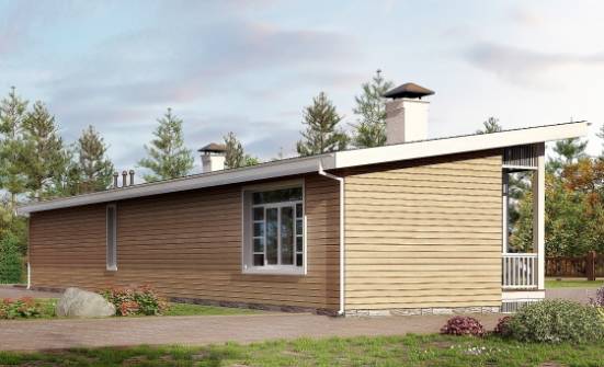 110-004-Л Проект бани из кирпича Печора | Проекты одноэтажных домов от House Expert