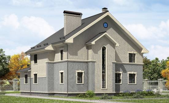 300-004-П Проект двухэтажного дома, уютный коттедж из пеноблока Сыктывкар | Проекты домов от House Expert