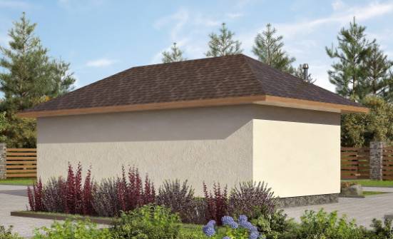 040-001-П Проект гаража из пеноблока Сыктывкар | Проекты домов от House Expert