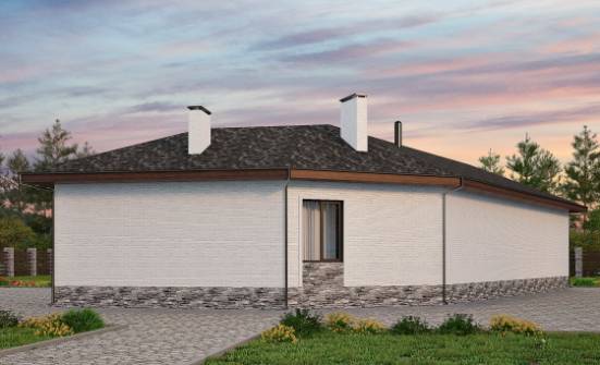 145-001-Л Проект бани из газобетона Инта | Проекты одноэтажных домов от House Expert