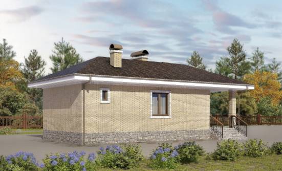 040-002-П Проект бани из твинблока Сосногорск | Проекты домов от House Expert