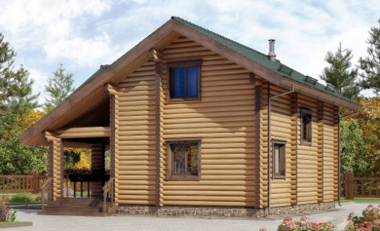 110-005-П Проект двухэтажного дома мансардой, экономичный дом из дерева Ухта | Проекты домов от House Expert