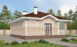 065-002-П Проект бани из кирпича Сосногорск, House Expert