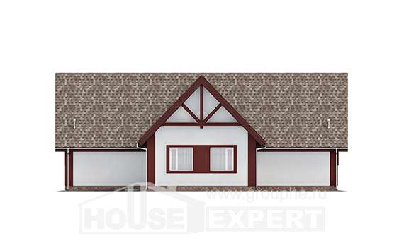 145-002-Л Проект гаража из твинблока Инта, House Expert