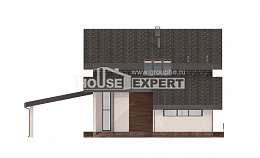 230-001-П Проект двухэтажного дома с мансардным этажом, классический домик из кирпича Усинск, House Expert