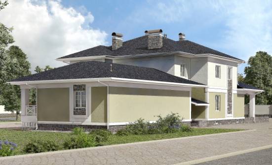 620-001-Л Проект трехэтажного дома, гараж, красивый домик из пеноблока Печора | Проекты домов от House Expert