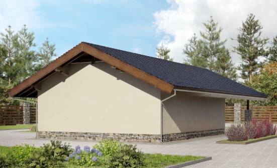 060-005-П Проект гаража из кирпича Сыктывкар | Проекты домов от House Expert