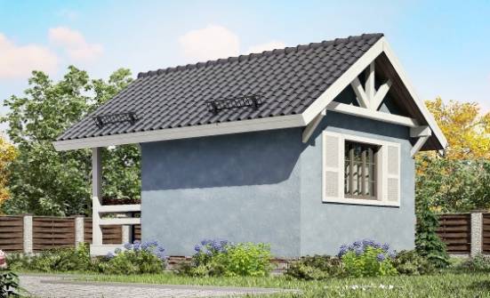 020-001-Л Проект одноэтажного дома, миниатюрный дом из дерева Емва | Проекты домов от House Expert
