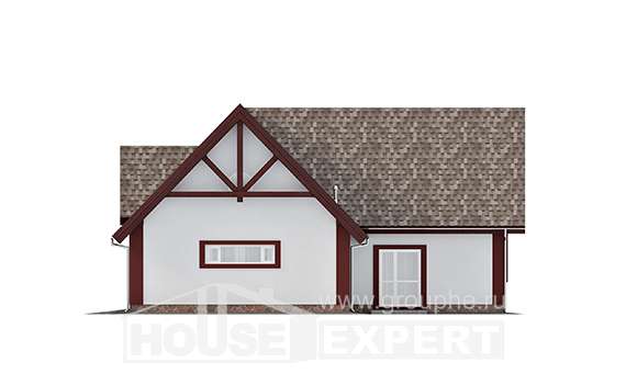 145-002-Л Проект гаража из арболита Печора, House Expert
