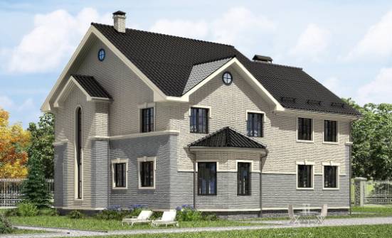 300-004-П Проект двухэтажного дома, уютный загородный дом из бризолита Воркута | Проекты домов от House Expert