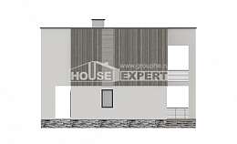 150-017-П Проект двухэтажного дома, уютный коттедж из бризолита Емва, House Expert