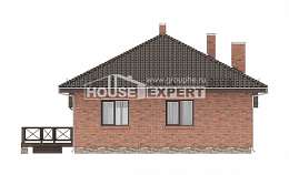 070-006-Л Проект одноэтажного дома, дешевый домик из бризолита Инта, House Expert