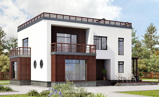215-002-П Проект двухэтажного дома, классический домик из газосиликатных блоков Сосногорск | Проекты домов от House Expert