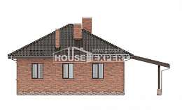 070-006-Л Проект одноэтажного дома, доступный домик из поризованных блоков Ухта, House Expert